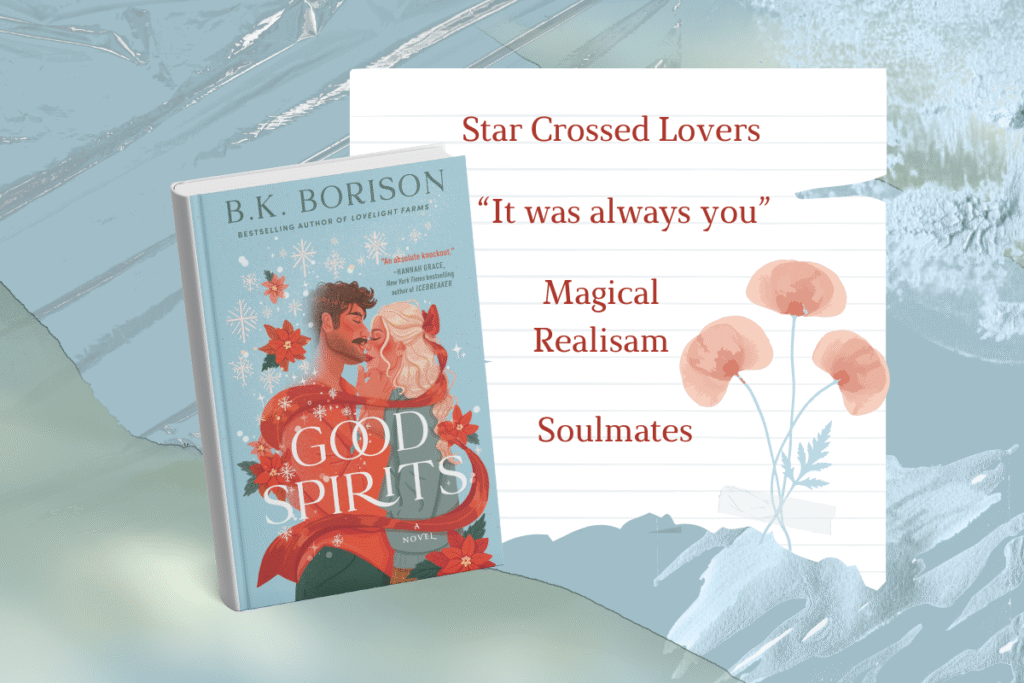 Good Spirits by B.K. Borison Book Cover with a paper cutout nearby